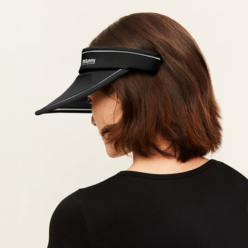 Women's Large Brim Summer UV Protection Beach Adjustable Visor Hats UPF 50+